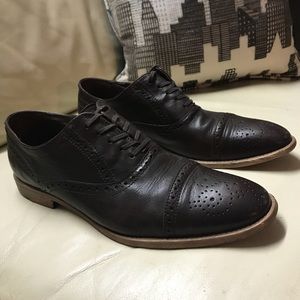 Aston Grey Collection Leather Shoes